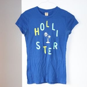 Blue Logo Hollister Tee